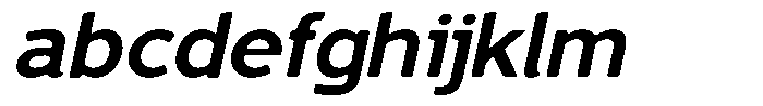 Vantori Smooth Extra Bold Slant Expan FONT