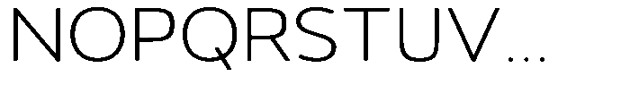 Vantori Smooth Extra Light Expanded Font UPPERCASE