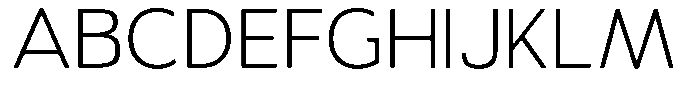 Vantori Smooth Extra Light Semi Expan Font UPPERCASE