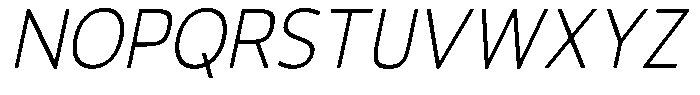 Vantori Smooth Extra Light Slan Sem Con Font UPPERCASE