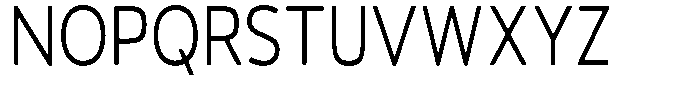 Vantori Smooth Light Condensed Font UPPERCASE