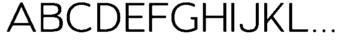 Vantori Smooth Light Expanded Font UPPERCASE