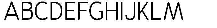 Vantori Smooth Light Semi Condensed Font UPPERCASE