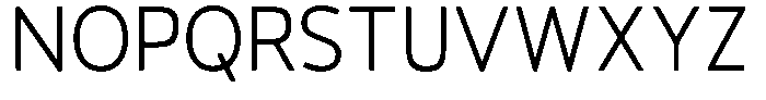 Vantori Smooth Light Semi Condensed Font UPPERCASE