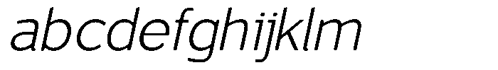 Vantori Smooth Light Slant Semi Expa FONT