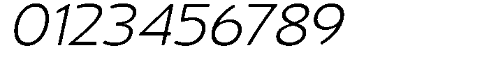 Vantori Smooth Light Slant Font OTHER CHARS