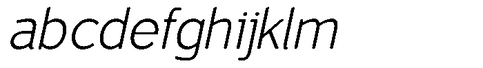 Vantori Smooth Light Slant FONT