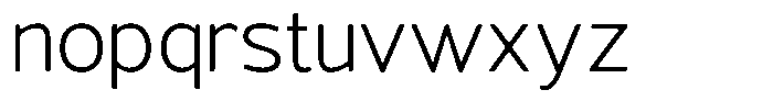 Vantori Smooth Light Font LOWERCASE