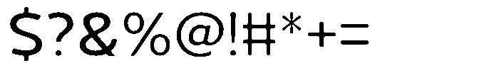 Vantori Smooth Medium Expanded Font OTHER CHARS