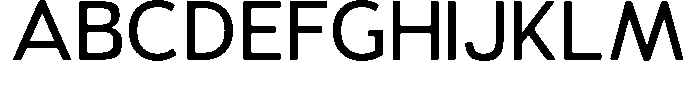 Vantori Smooth Medium Semi Expan Font UPPERCASE