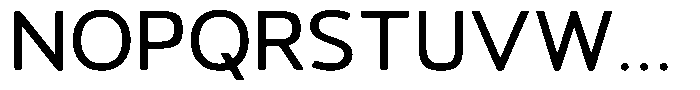 Vantori Smooth Medium Semi Expan Font UPPERCASE