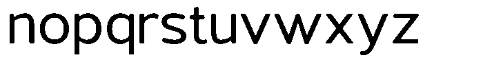 Vantori Smooth Medium Semi Expan Font LOWERCASE