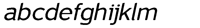 Vantori Smooth Medium Slant Expand FONT