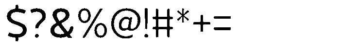 Vantori Smooth Medium Font OTHER CHARS
