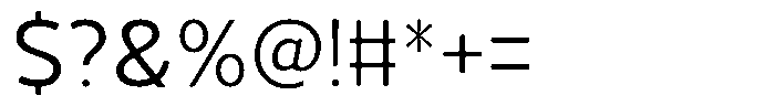 Vantori Smooth Regular Font OTHER CHARS