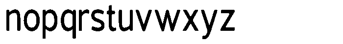 Vantori Smooth Semi Bold Condensed Font LOWERCASE