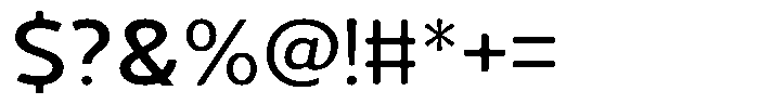 Vantori Smooth Semi Bold Expanded Font OTHER CHARS