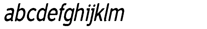 Vantori Smooth Semi Bold Slant Conden FONT