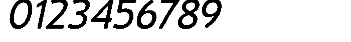 Vantori Smooth Semi Bold Slant Sem Con Font OTHER CHARS