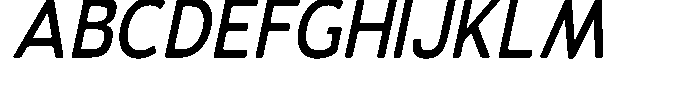 Vantori Smooth Semi Bold Slant Sem Con Font UPPERCASE