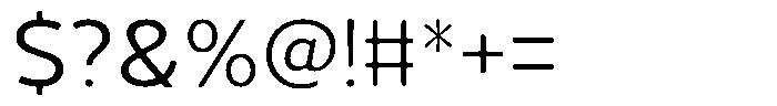 Vantori Smooth Semi Expanded Font OTHER CHARS
