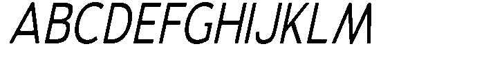 Vantori Smooth Slant Condensed Font UPPERCASE