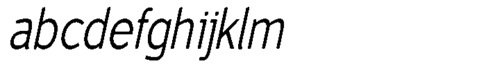 Vantori Smooth Slant Condensed FONT