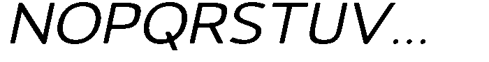 Vantori Smooth Slant Expanded Font UPPERCASE