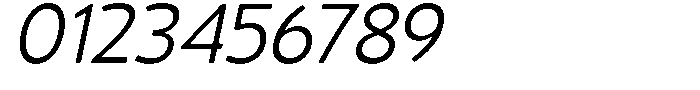 Vantori Smooth Slant Semi Condensed Font OTHER CHARS