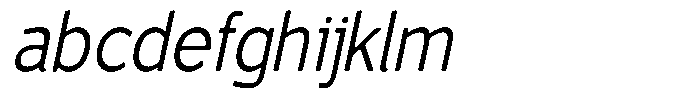 Vantori Smooth Slant Semi Condensed FONT