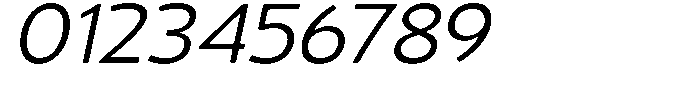Vantori Smooth Slant Font OTHER CHARS