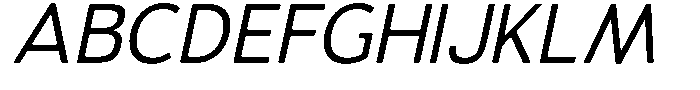Vantori Smooth Slant Font UPPERCASE
