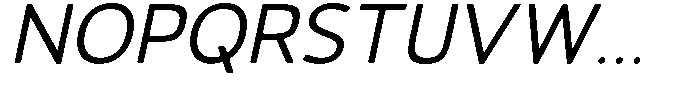 Vantori Smooth Slant Font UPPERCASE