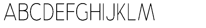 Vantori Smooth Thin Condensed Font UPPERCASE