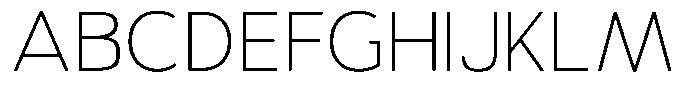 Vantori Smooth Thin Semi Expanded Font UPPERCASE