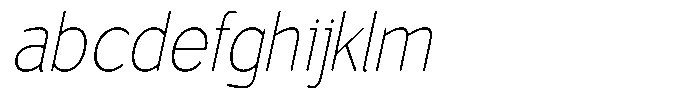 Vantori Smooth Thin Slant Semi Conde FONT