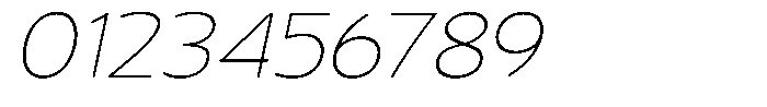 Vantori Smooth Thin Slant Font OTHER CHARS