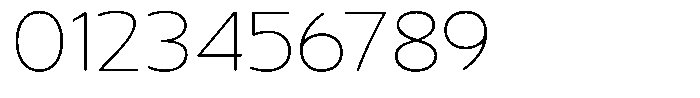 Vantori Smooth Thin Font OTHER CHARS