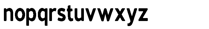 Vantori Soft Black Condensed Font LOWERCASE