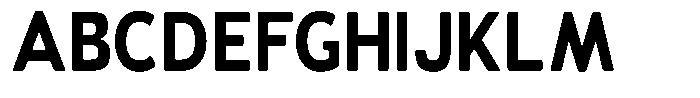 Vantori Soft Black Semi Condensed Font UPPERCASE