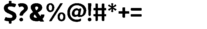 Vantori Soft Black Semi Expanded Font OTHER CHARS