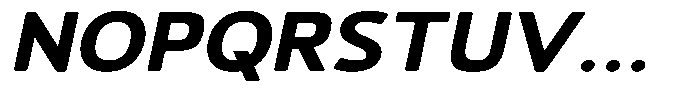 Vantori Soft Black Slant Extra Expan Font UPPERCASE