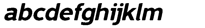 Vantori Soft Black Slant Semi Expan FONT