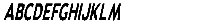 Vantori Soft Black Slant Ultra Cond Font UPPERCASE