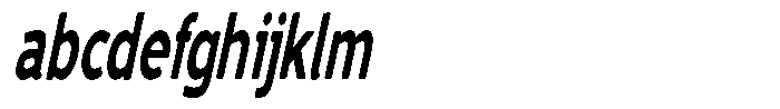 Vantori Soft Black Slant Ultra Cond FONT