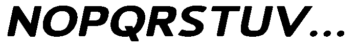 Vantori Soft Black Slant Ultra Expan Font UPPERCASE