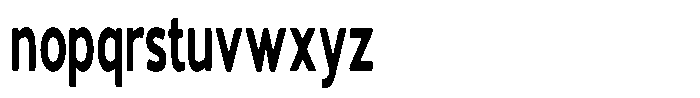 Vantori Soft Black Ultra Condensed Font LOWERCASE