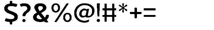 Vantori Soft Bold Expanded Font OTHER CHARS