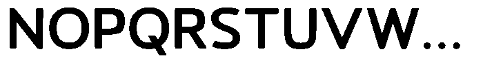 Vantori Soft Bold Semi Expanded Font UPPERCASE