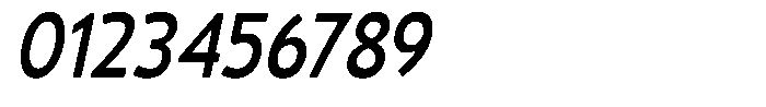 Vantori Soft Bold Slant Condensed Font OTHER CHARS